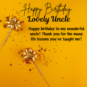 Happy Birthday Wishes For Uncle  